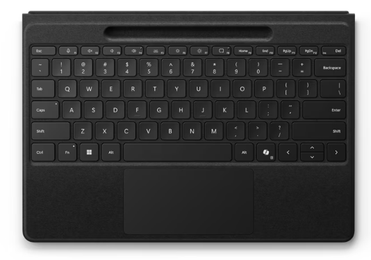 Microsoft | Surface Pro Flex Keyboard Bilingual Commercial  (Copilot Key) - Black | ZRA-00002