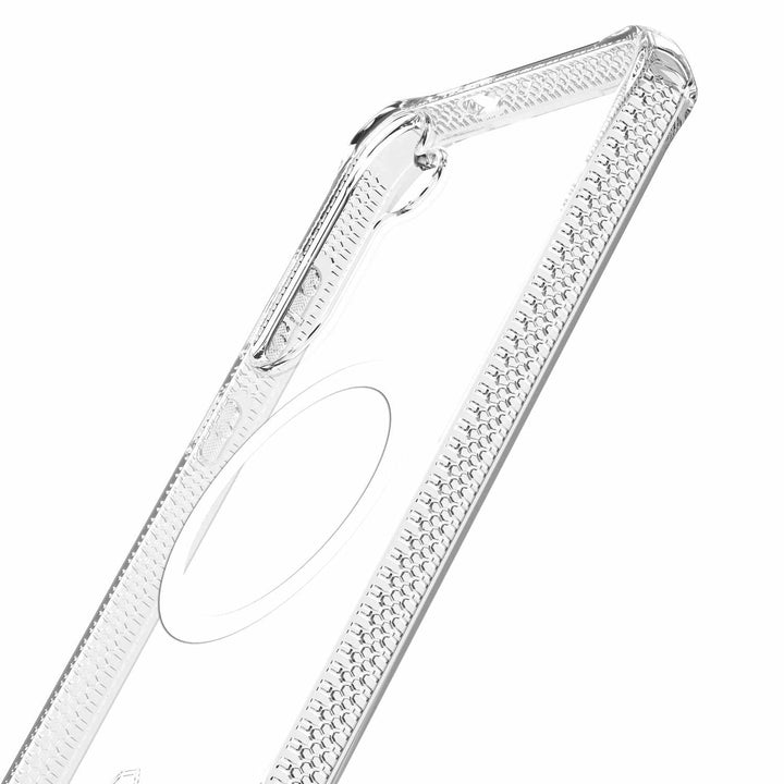 Itskins | Hybrid_R Clear Case w/ MagSafe Samsung Galaxy S24 - Transparent | 120-7947