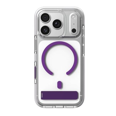 ZAGG | Graphene Santa Cruz Snap iPhone 18 Pro Max/17 Pro Max Kickstand Case - Fresh Purple | 702322312