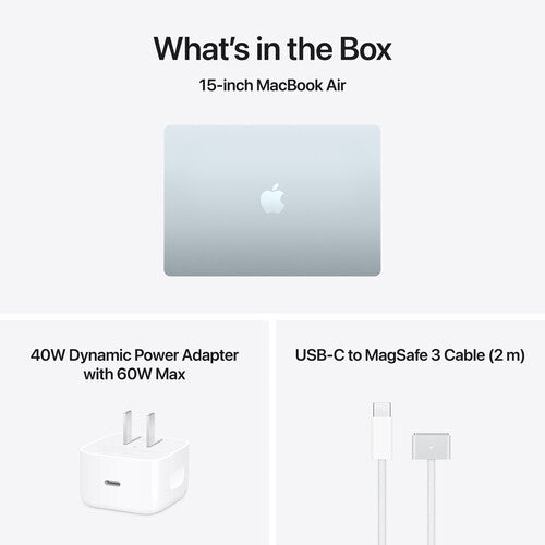 Apple | MacBook Air 15" Apple M5 chip 16GB / 512GB / SSD English - Sky Blue | MDVQ4LL/A