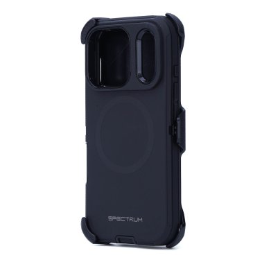 SPECTRUM | Prime iPhone 18 Pro/17 Pro + Holster Case w/Magnets - Black | 18PROPRIME