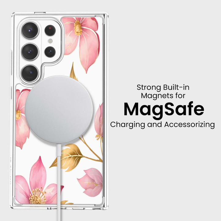 Caseco | Case for Samsung S26 Ultra - Pink Wildflower | ED24F4-PK