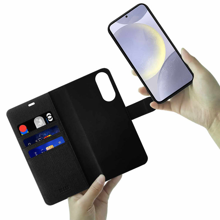 Blu Element | Folio 2-in-1 Case for Samsung Galaxy S25 Edge - Black | BE-SEDGE-2