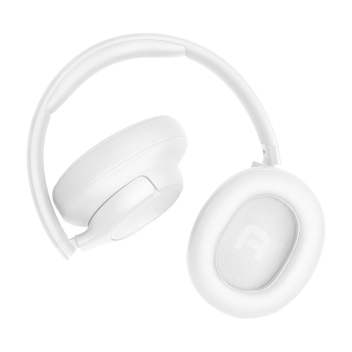JBL | Tune 730BT Over Ear Bluetooth Headphones - White | JBLT730BTWHTAM