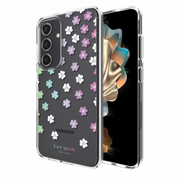 Kate Spade NY | Protective Hardshell Case Samsung Galaxy S24 - Scattered Flowers | KS053524