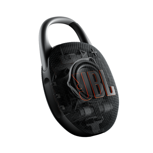 JBL | Clip 5 Waterproof Bluetooth Wireless Speaker - Black / Orange | JBLCLIP5BLKOAM
