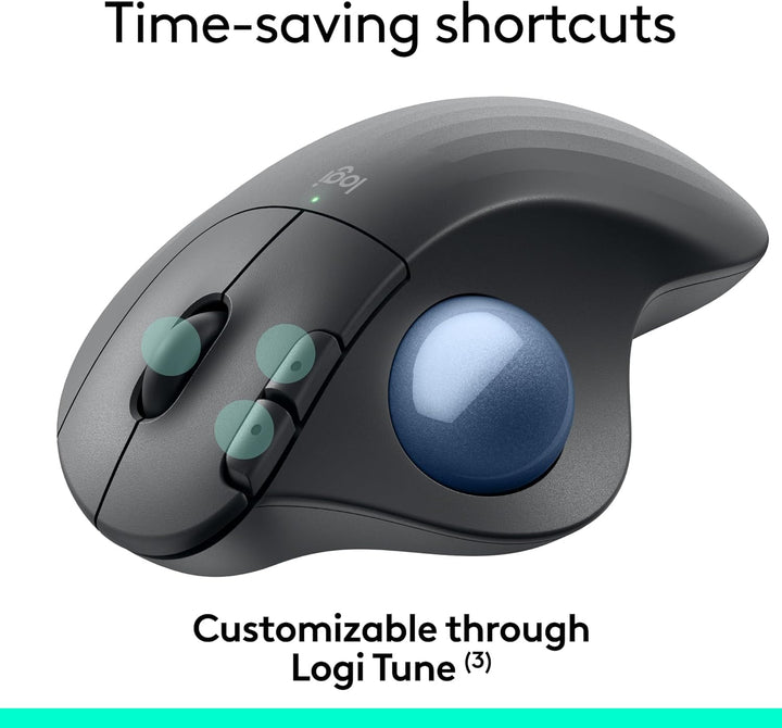 Logitech | ERGO M575 Wireless Trackball Mouse for Business - Graphite | 910-006197