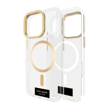 Kate Spade | Protective MagSafe w/Stand iPhone 17 Pro Case - Icon Clear | KS057326