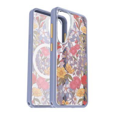 Otterbox | Symmetry Magnets Series Case Samsung Galaxy S25 -  Purple Wildflower | 77-97692