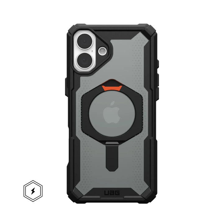 UAG | Plasma XTE MagSafe Rugged Case iPhone 16 Plus - Black /Orange | 120-8680