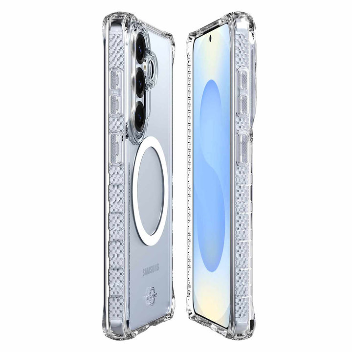 ITSKINS | Hybrid_R Case w/Magnets for Samsung Galaxy S26+ - Clear | SGYPHMACRTRSP