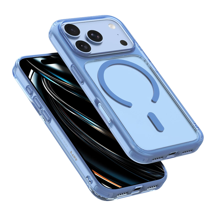 LAUT | CRYSTAL FLURO for iPhone 18 Pro Max/17 Pro Max - Clear Blue | L_IP26D_CF_BL