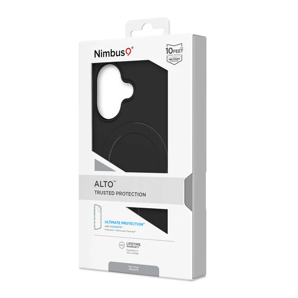 Nimbus9 | Alto 2 Magsafe Case iPhone 16 - Black | 120-8327