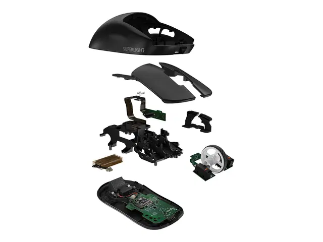 Logitech | G PRO X Superlight 2 44000 DPI 8K Polling Wireless HERO 2 Sensor 60g Pro-Grade Mouse - Black | 910-006628