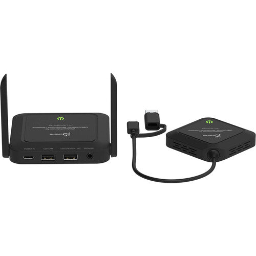 j5create | Wireless Extension System for USB Cameras, Microphones, and Speakers - Black | JVW120