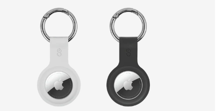 LOGiiX | Silicone Tag for AirTag 4 Pack - White and Black | LGX-13795