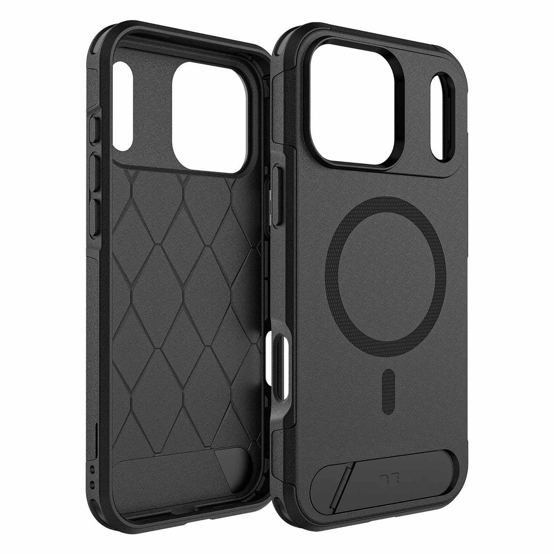 Blu Element | Armour Rugged Ultra MagSafe w/Kickstand Case iPhone 17 Pro Max - Black | BEARLK177