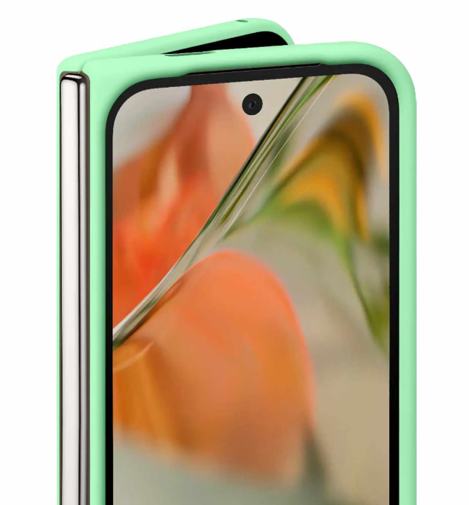 Google | Silicon Case for Google Pixel 9 Pro Fold - Aloe | 120-8725