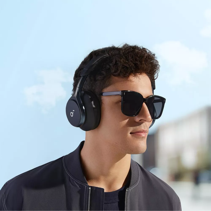 Soundcore by Anker | Space One Over-Ear Sound Isolating Bluetooth Headphones - Black | A3035Z115