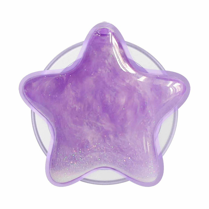 Popsockets | PopGrip for MagSafe Round with Adapter Tidepool Star Squishy Lavender Fog | 123-0593