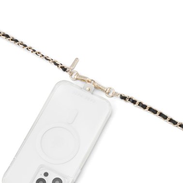 Case-Mate | Universal Crossbody Chain - Gold / Black Leather | 15-14211