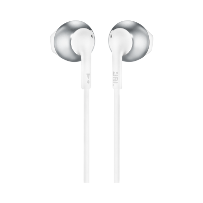 JBL | Ear - Pod Wired Headphones - Chrome | JBLT205CRMAM