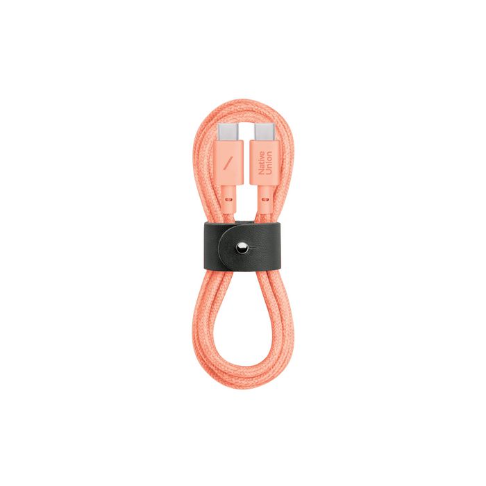 Native Union | Belt Cable C To C 4FT/1.2M - Apricot | BELT-C-APR-2-NP