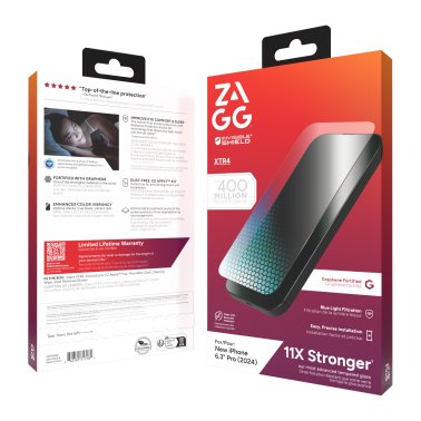 ZAGG | InvisibleShield Glass Elite VisionGuard for iPhone 16 Pro - Clear | IS-200114944