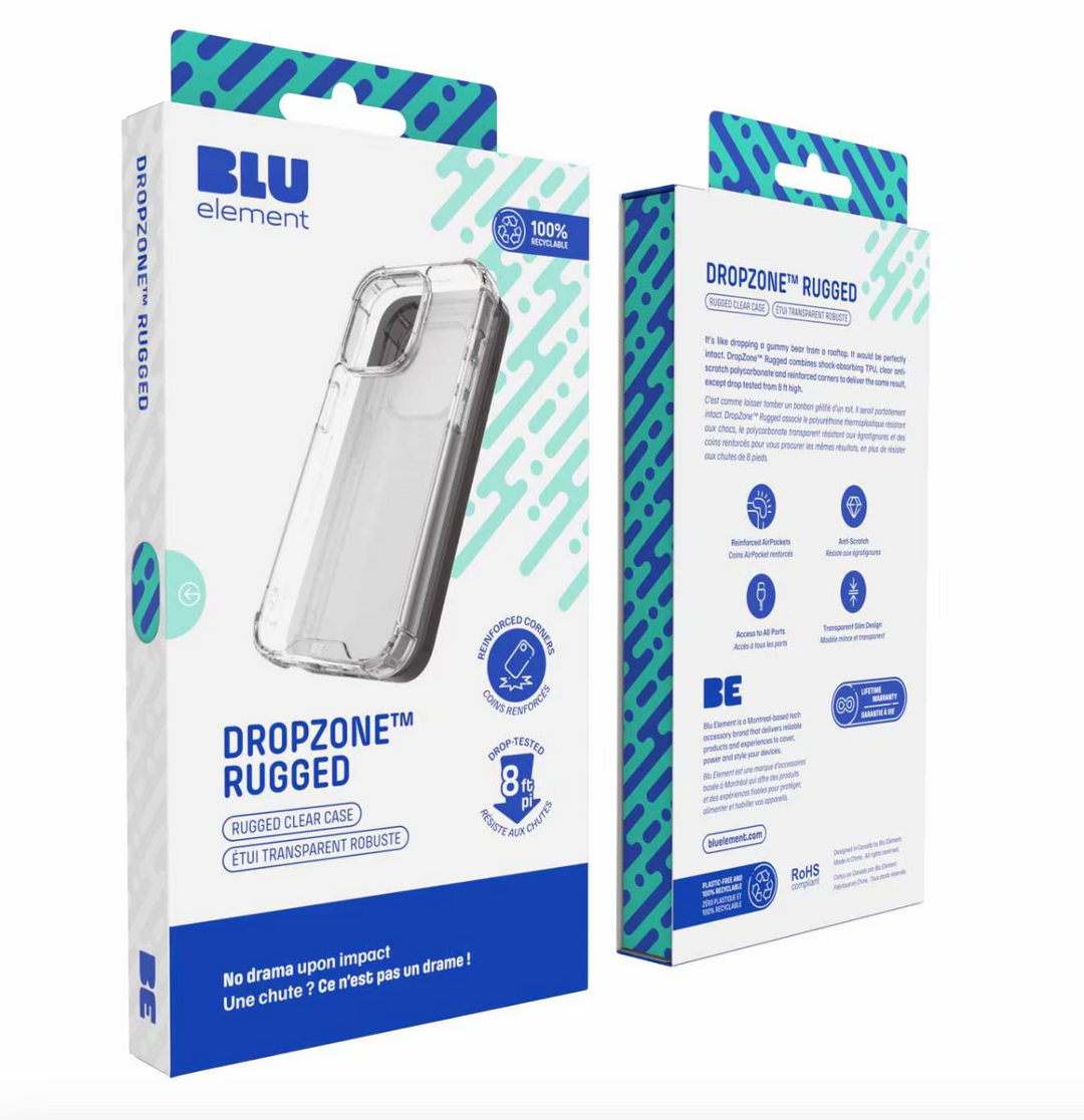 Blu Element | DropZone Rugged iPhone 16 Pro Max - Clear | 120-8580