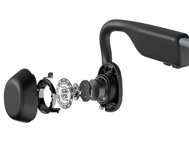 Shokz | OpenMove Slate Grey Bluetooth Headset with Mic Bone Conduction | S661-ST-GY-CA-153  | PROMO ENDS SEP 4 | REG. PRICE $99.99