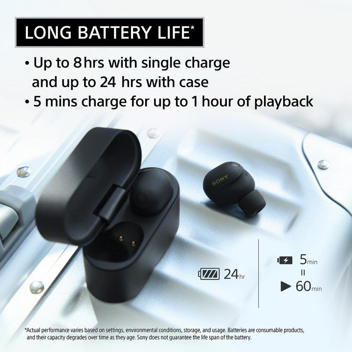 Sony | The Best Truly Wireless In-Ear Noise Cancelling Earbud - Black | WF-1000XM6