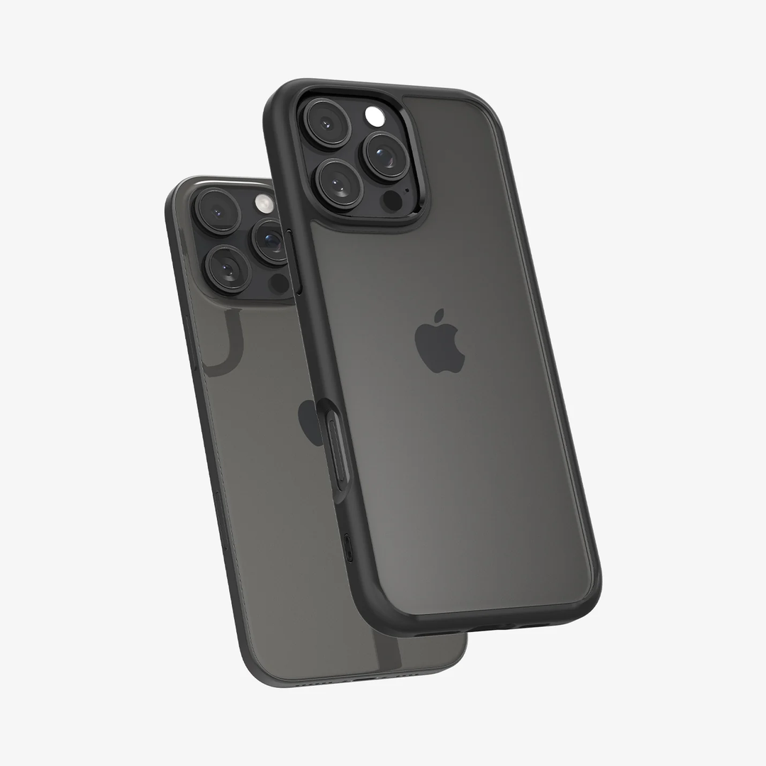 Spigen | Crystal Hybrid Case iPhone 16 Pro Max - Matte Black | 120-8855