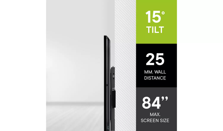 One For All | Tilting TV Wall Mount  32 - 84 " Tilt - Black | WM4621