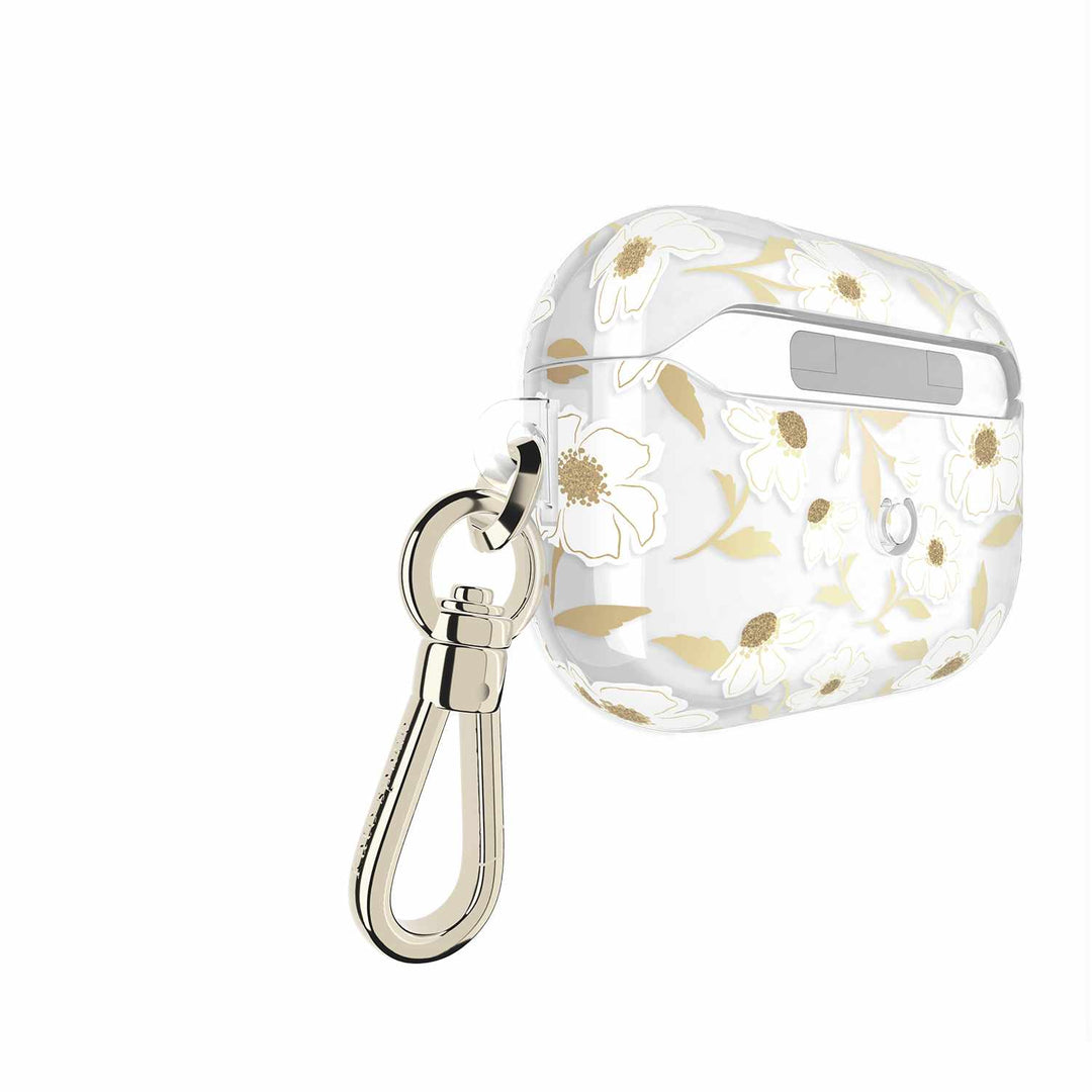 Kate Spade | Protective Case with Gold Ring Clip for AirPods Pro 3 -  Sunshine Floral | KS059338