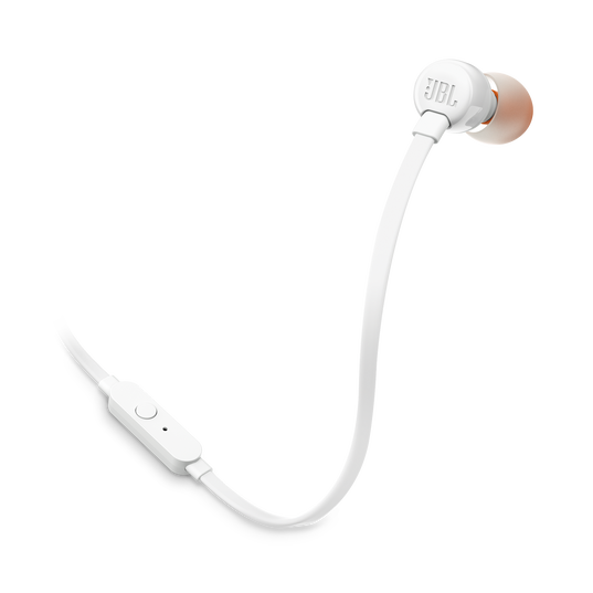 JBL | T110 Tune Series In-ear Headphones - White | JBLT110WHTAM