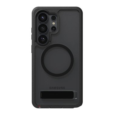 ZAGG | Graphene Rainier Snap Kickstand Case Samsung Galaxy S26 Ultra - Smoke Black | 0702321392