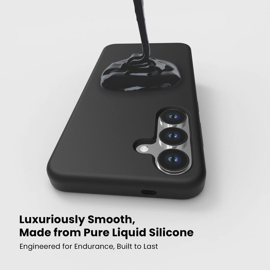 Caseco | Liquid Silicone MagSafe for Samsung S26 - Black | C29F3-01