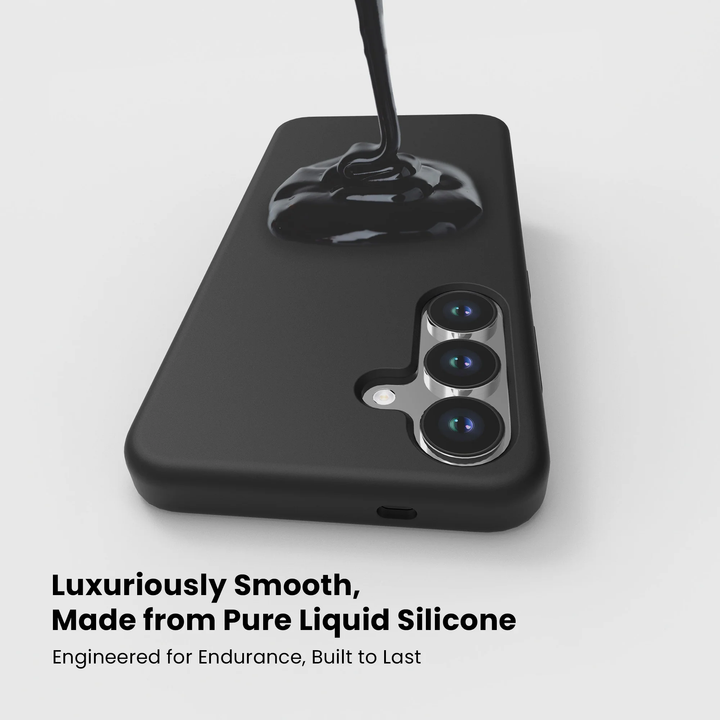Caseco | Liquid Silicone MagSafe for Samsung S26 - Black | C29F3-01