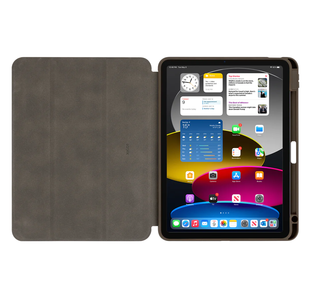 LOGiiX | Cabrio+ Special Edition for iPad 10.9 10th Gen - Taupe | LGX-13720