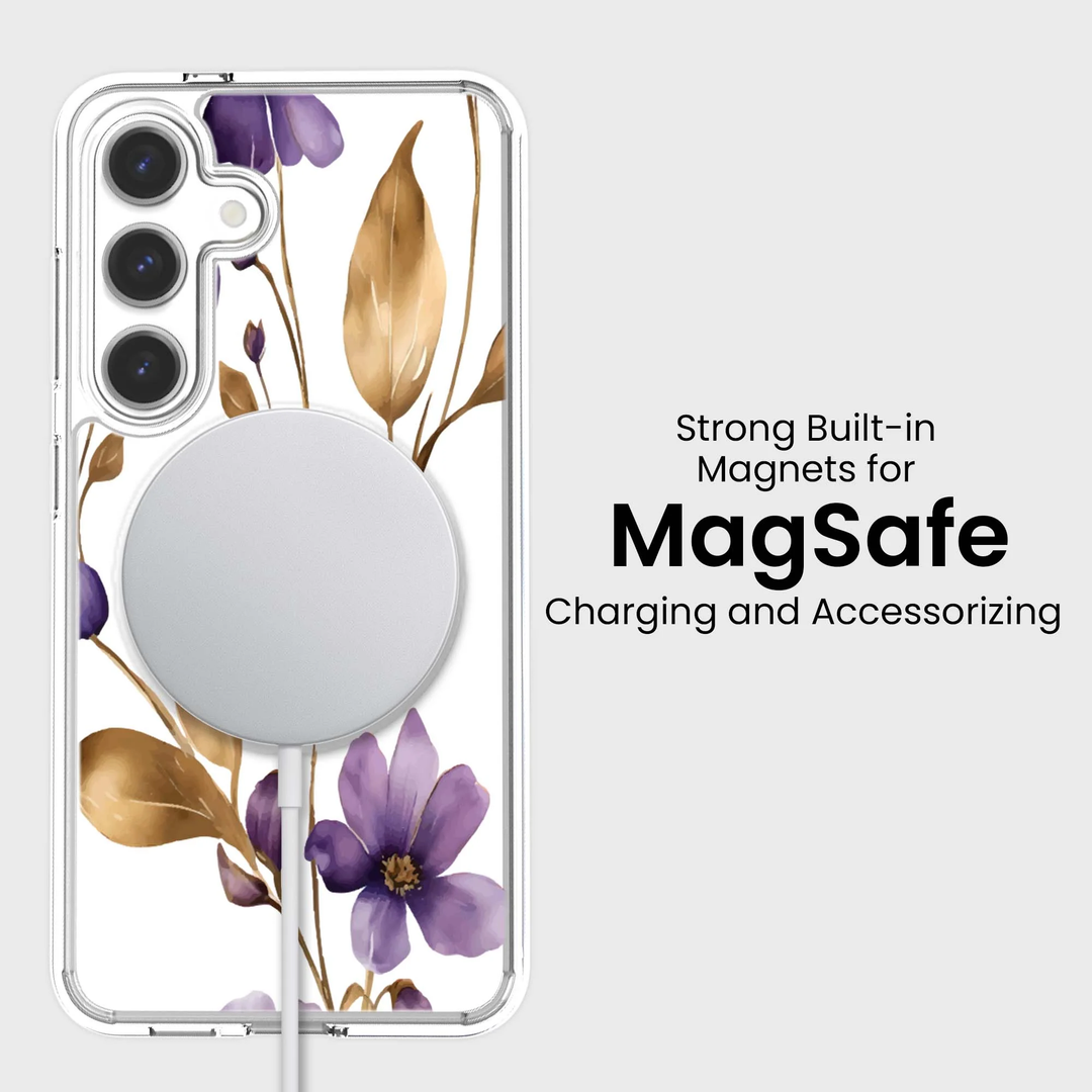 Caseco | Case for Samsung S26 - Purple Wildflower | ED24F3-PW