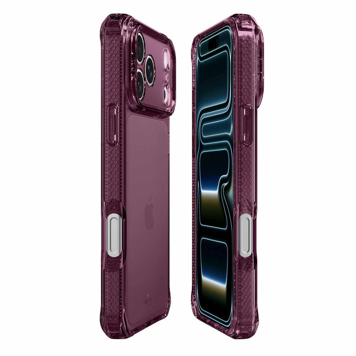 ITSKINS | Spectrum_R Clear Case iPhone 18 Pro /17 Pro - Plum | AP8XSPECMMAH1