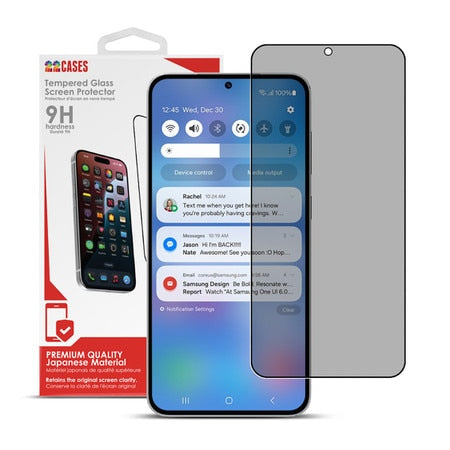 22 Cases | Privacy Tempered Glass Screen Protector for Samsung Galaxy S26 | 22SPTSGS26