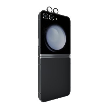 Case-Mate | Aluminum Ring Glass Lens Protector Samsung Galaxy Z Flip6 - Black | 15-12895