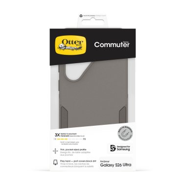 OtterBox | Commuter w/Magnets Case Samsung Galaxy S26 Ultra - Cottonwood Glen Brown | 77-99805