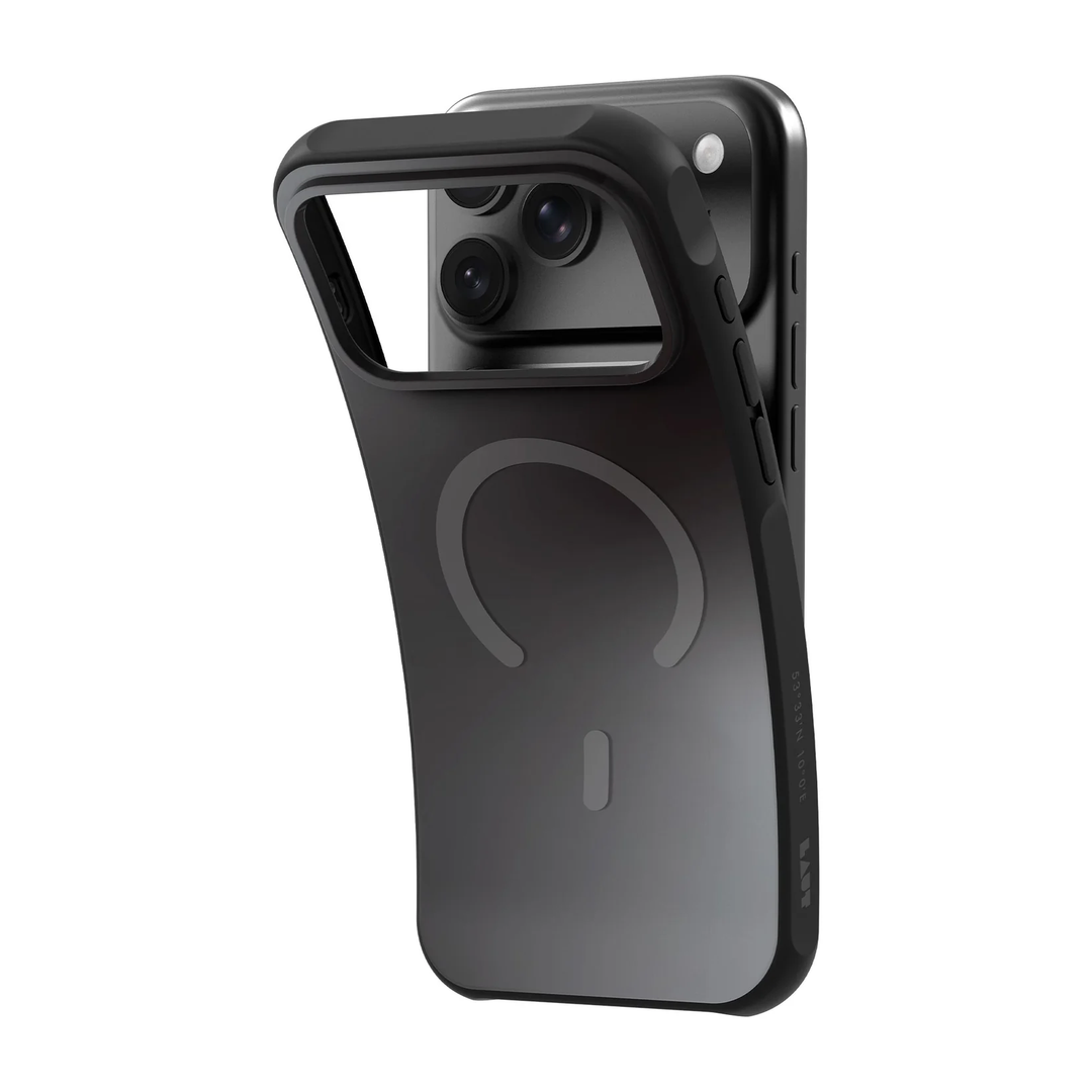 LAUT | HUEX WAVE for iPhone 18 Pro/17 Pro - Midnight Silver | L_IP26B_HW_BK