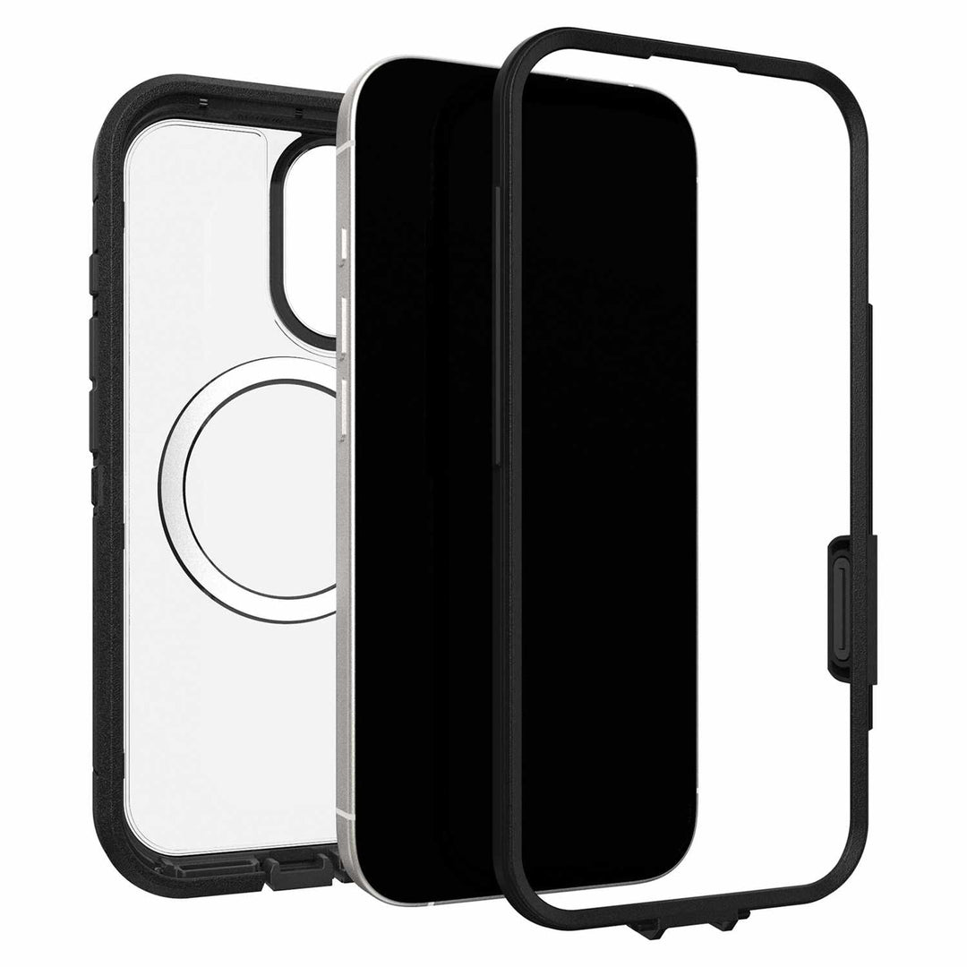 OtterBox | Defender Pro XT MagSafe Case w/Holster iPhone 17  in Bulk Packaging - Dark Side Black | 76-000100