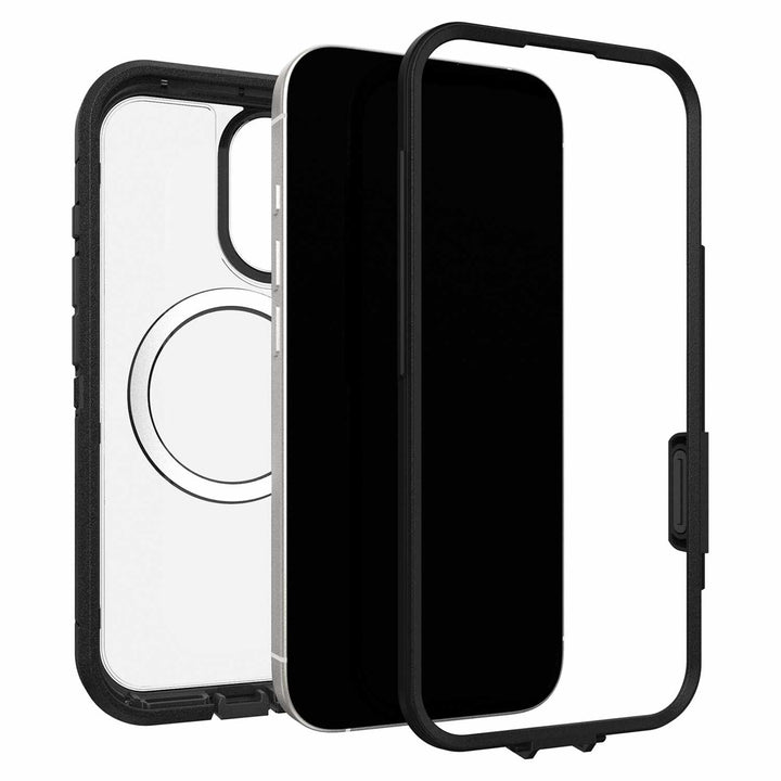 OtterBox | Defender Pro XT MagSafe Case w/Holster iPhone 17  in Bulk Packaging - Dark Side Black | 76-000100