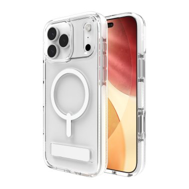 ZAGG | Graphene Santa Cruz Snap iPhone 17 Pro Max Kickstand Case - White | 702318983