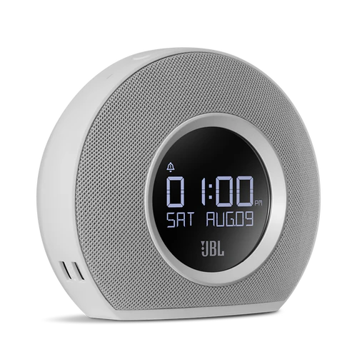 JBL | Horizon 3 Bluetooth Clock FM Radio Speaker - Grey | JBLHORIZON3GRYAM