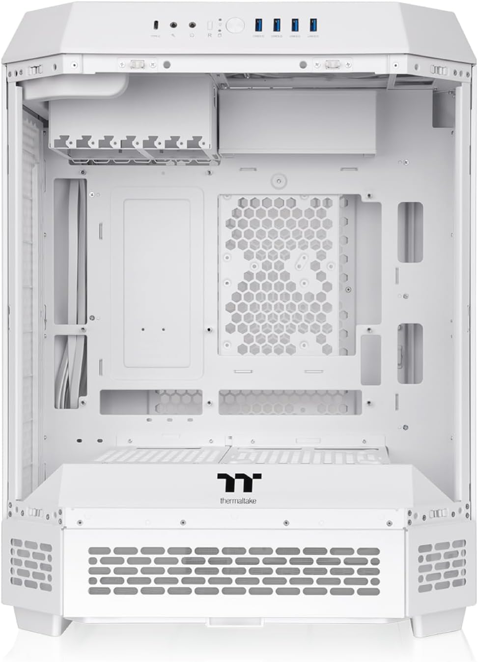 Thermaltake | The Tower 600 Snow Mid Tower 3x3mm TG CS - White Retail | CA-1Z1-00M6WN-00